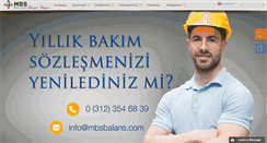 Desktop Screenshot of mbsbalans.com