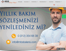 Tablet Screenshot of mbsbalans.com